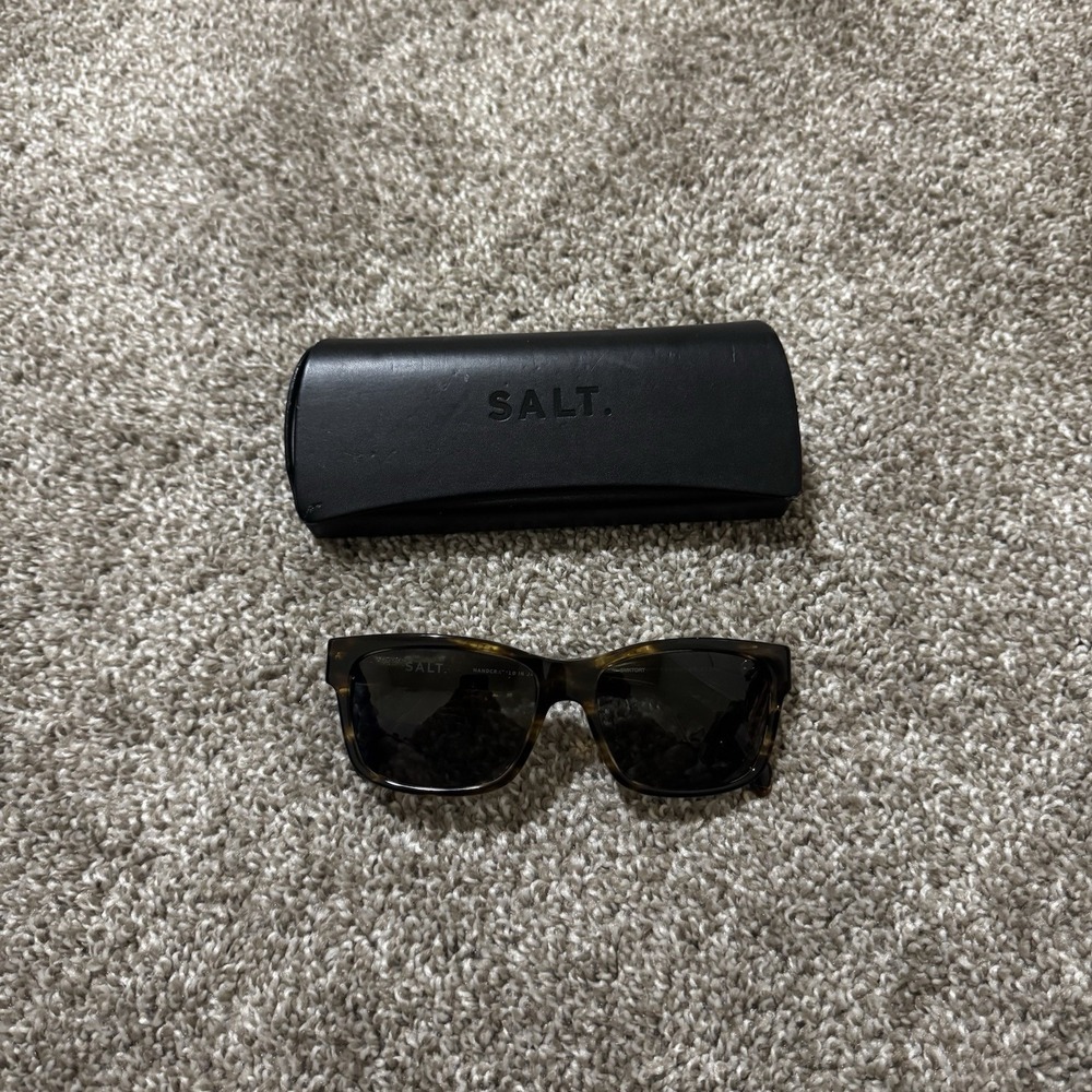 SALT Optics Higdon Sunglasses Polarized Smktort 58 17 148 Handcrafted Japan